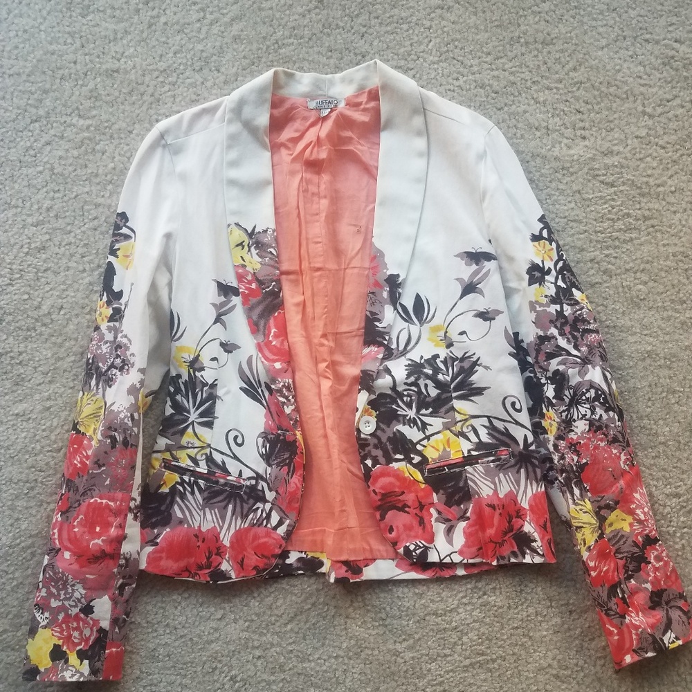 Flowery blazer